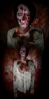 New 2011 Hanging Male Zombie Torso Prop