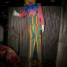 9 ft Electric Animatronic Stilt Clown Prop with sound