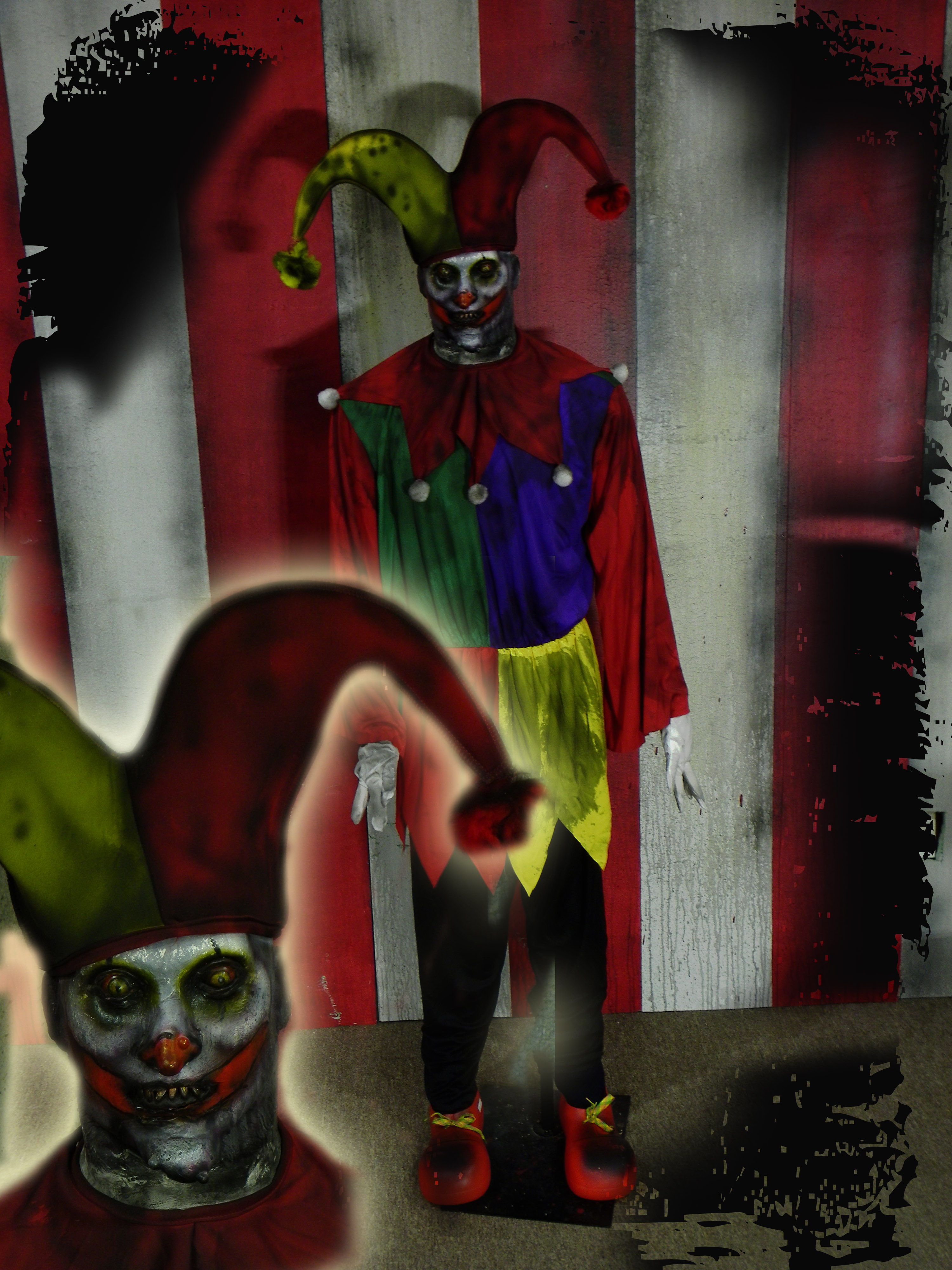 Evil clown Props | Creepy Collection Haunted House &amp; Halloween Props