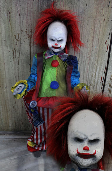 haunted clown doll