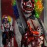 New 2017 Scary Clown Halloween Prop Sally Stabby