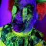 UV-3D Halloween prop Evil clown 3pk