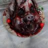 New 2018 Halloween haunted house prop Dead Pig Platter Rotten