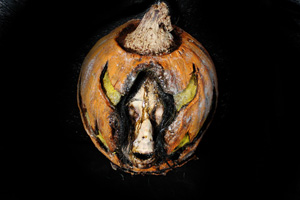 Grimey Gourd pumpkin Halloween Prop