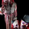 New 2026 Halloween prop Double Trouble Two head clown prop